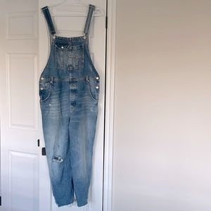 Free People Denim Overalls Size 29